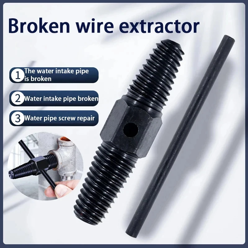 Dual Head Damaged Bolt Extractor Wrench Faucet Repair Tool Broken Screw Water Pipe Disassembly Remover Kit