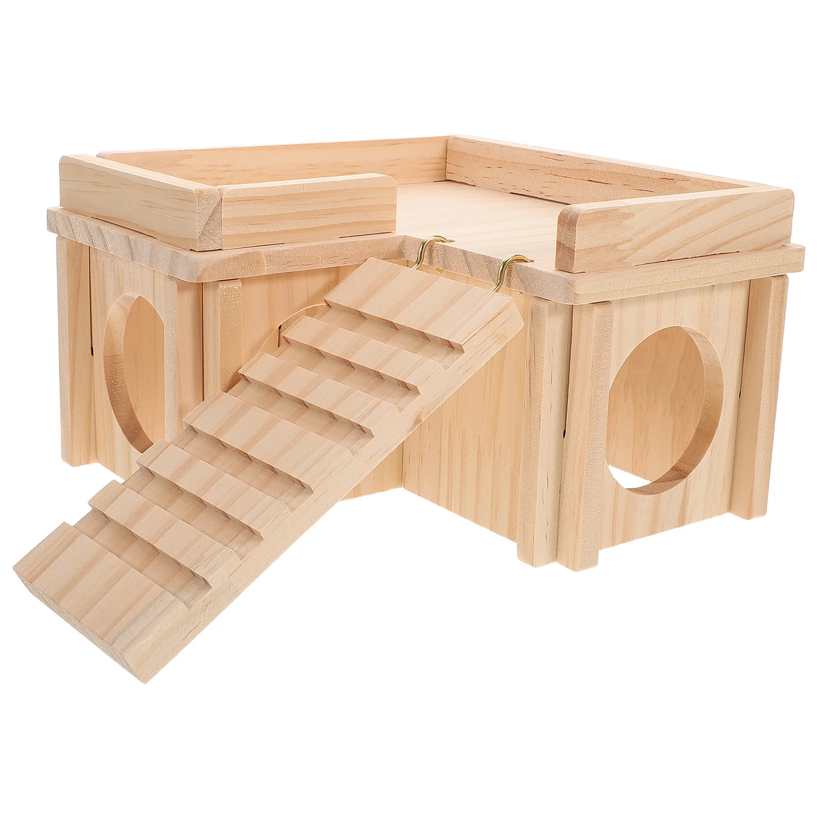 

Large Wooden Lizard Habitat Climbing Ramp Basking Platform Hidden Cave For Bearded Dragon Reptile Tank Hideout Accessories Decor