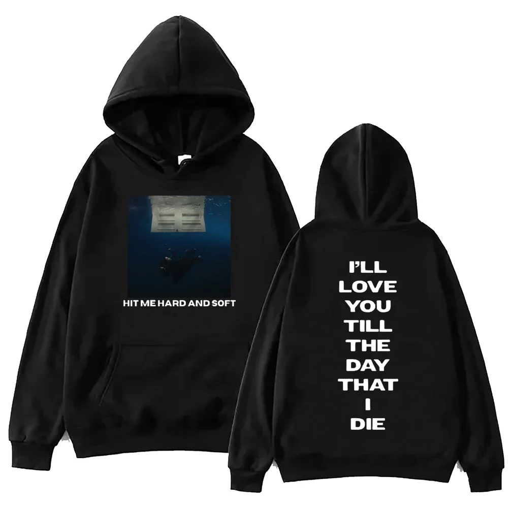 

Billie Hit Me Hard and Soft 2024 Tour Hoodie Women Men Hip Hop Pullover Tops Fans Gift