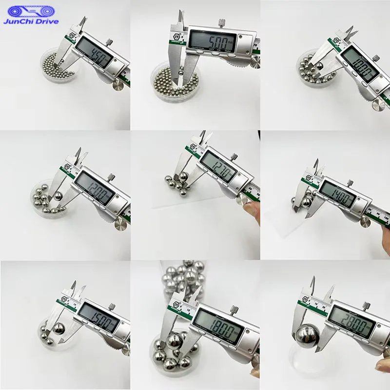 500g Pack 1-19mm High Precision 304 Stainless Steel Balls for Bearing Grinding Polished Steel Balls for Counterweight