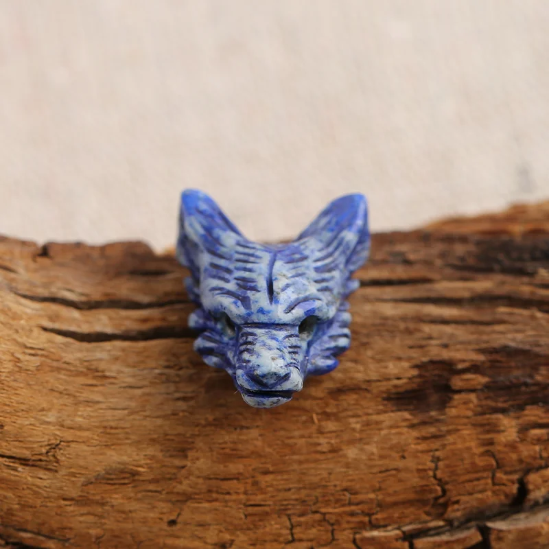 B&F Handmade Lapis Lazuli Pendants, Genuine Natural stones beads, Unique Stones for jewelry & DIY Earring Beads