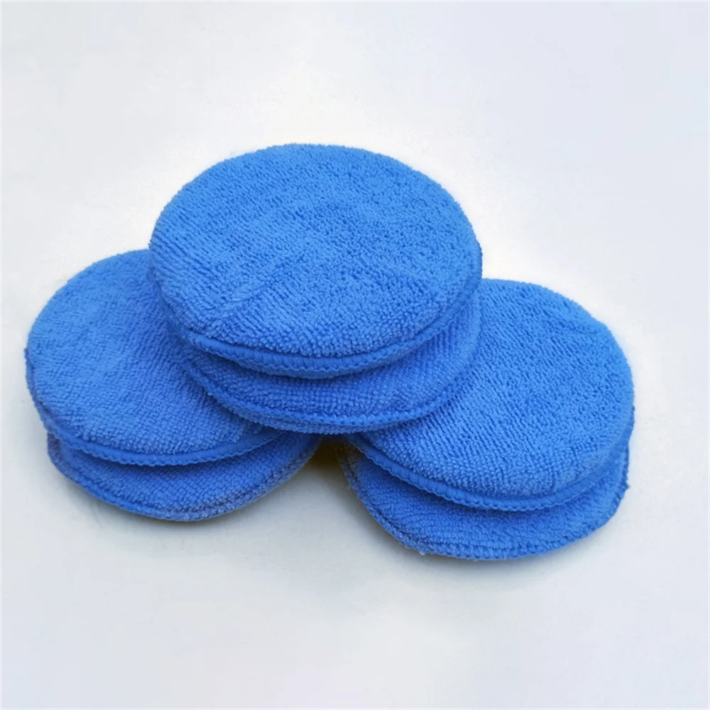 1/3Pcs Car Accessories Car Cleaning Detailing Sponge Car Wax Sponge Dust Remove Foam Applicator Auto Care Polishing Pad