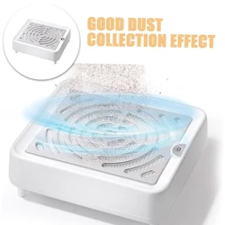 Professional Nail Dust Collector For Manicure Extractor Fan For Manicure Dust Absorber With Removable Filter