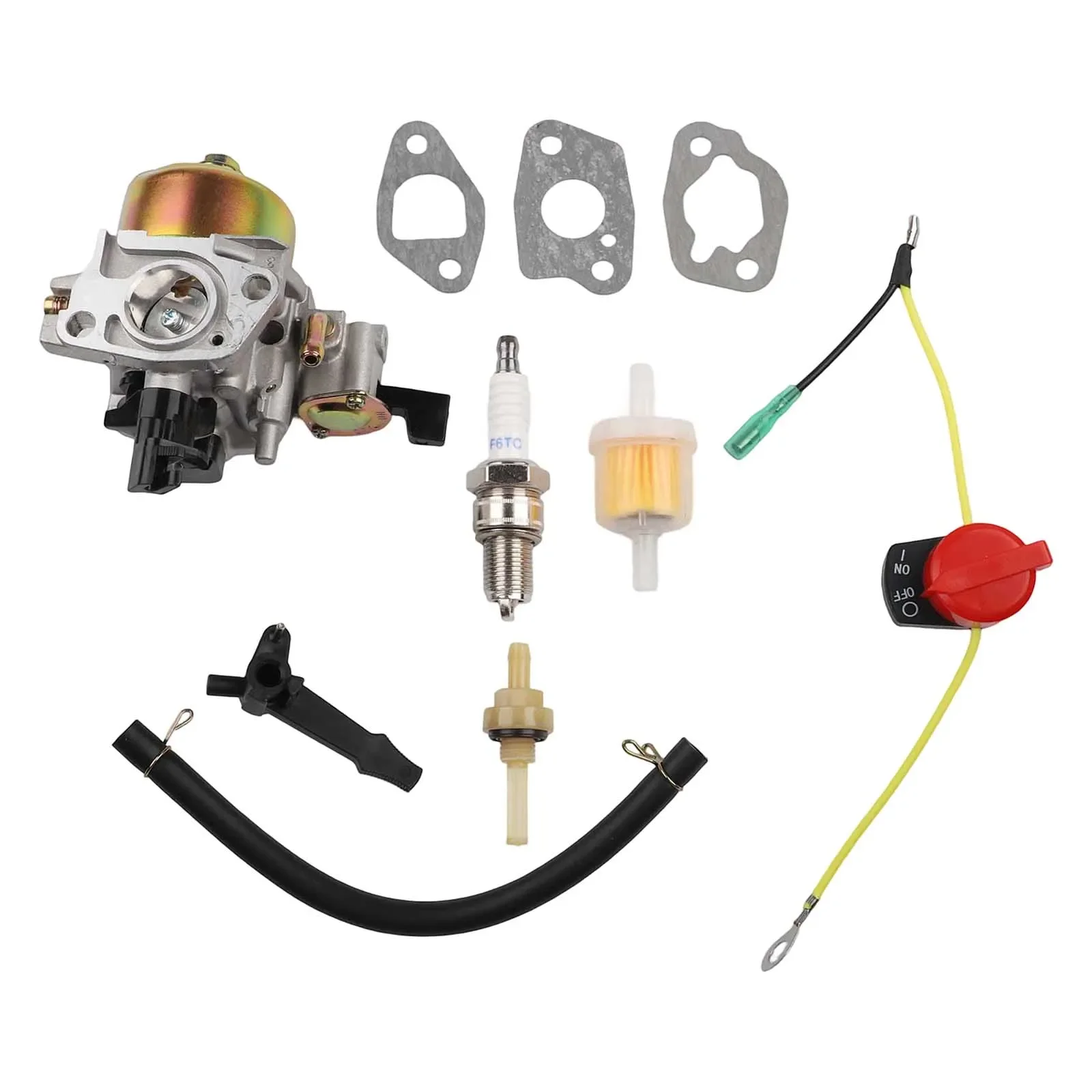 

Карбюратор для двигателей Honda GX120 и GX200, идеально подходит для генераторов 5.5/6.5 л.с., в комплекте с полным набором запчастей.