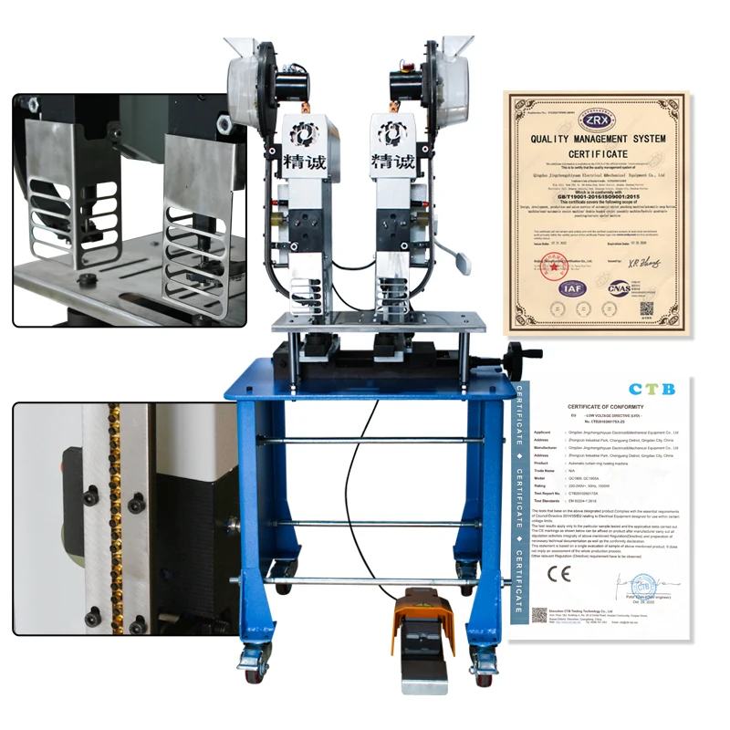 Double Hole Punching and Making with Eyelet Press Machine for Packaging Bags Shopping Package