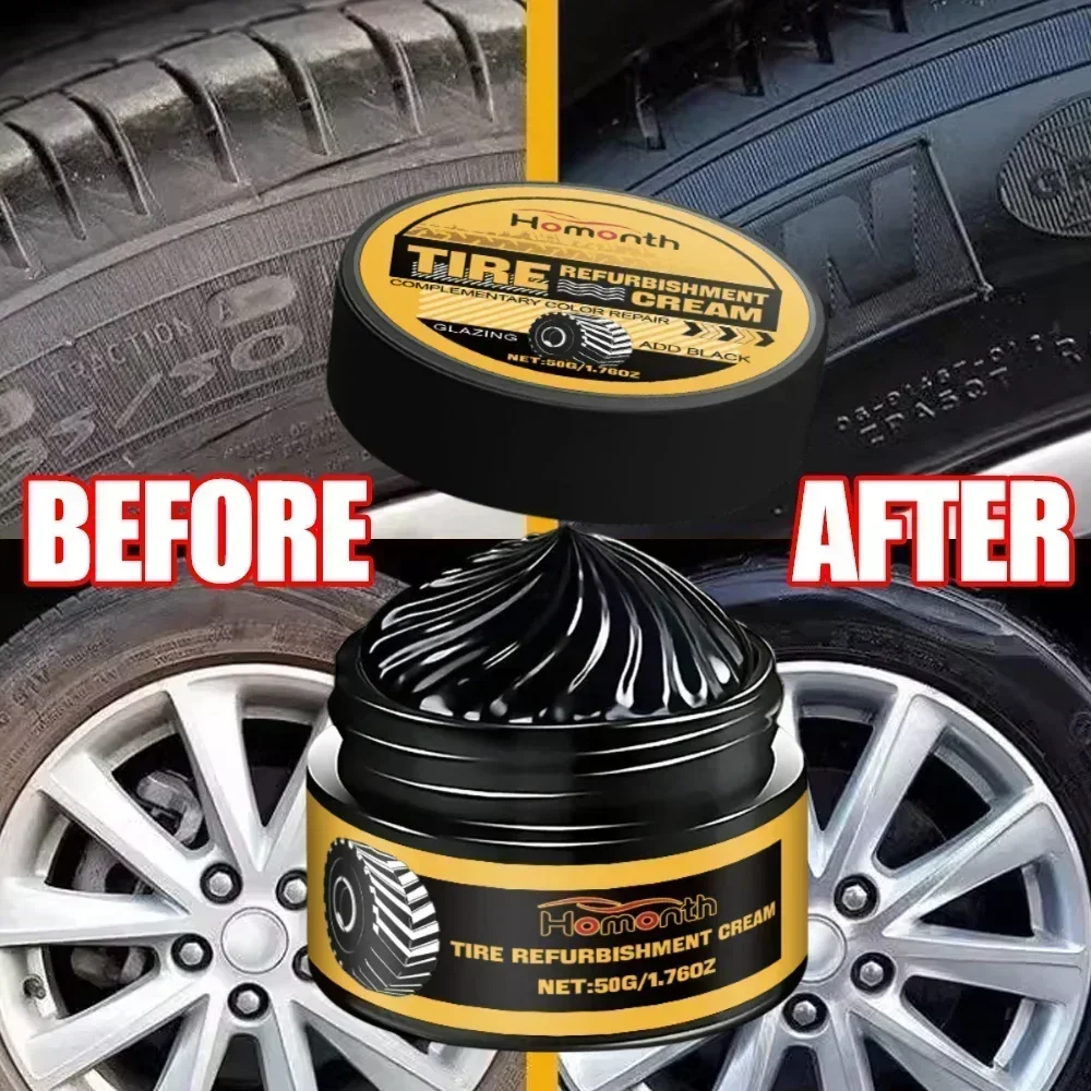 Tire Shine Coating Tyre Gloss Hydrophobic Sealant Wax Maintenance Long Cleaner Lasting Tire Agent Refurbishing