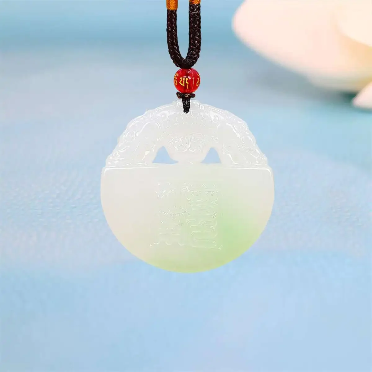 

Jade Dragon Pendant Necklace Luxury Men Natural Charm Jewelry Accessories Pendants Man Gift Talismans Green Charms Necklaces