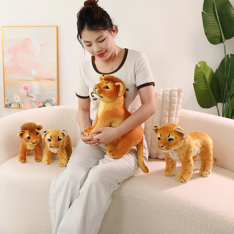 

Soft Lion Plush Pillow Extra Large Cushion for Bed Sofa Floor Decor Non-Slip Bottom Machine Washable Cozy Home Gift Idea
