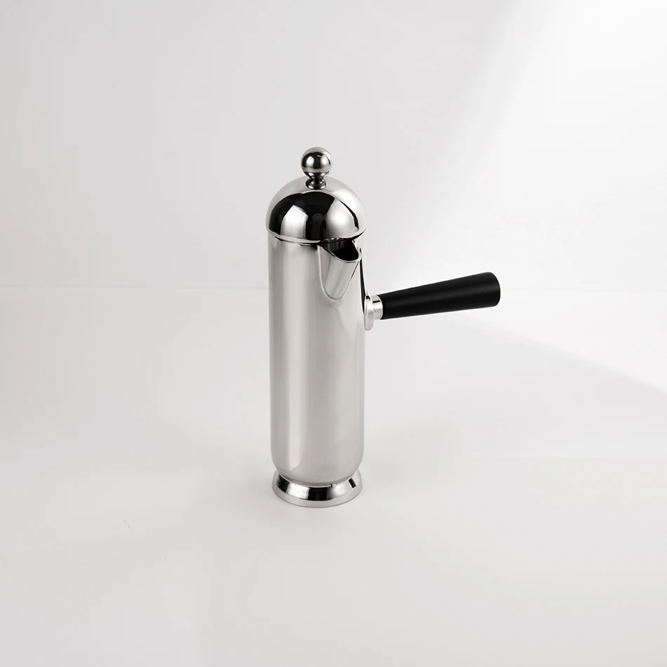 Factory Wholesale Silver Stainless Steel Coffee Pot Hand Brewed Coffee Maker TeaPot Kettle