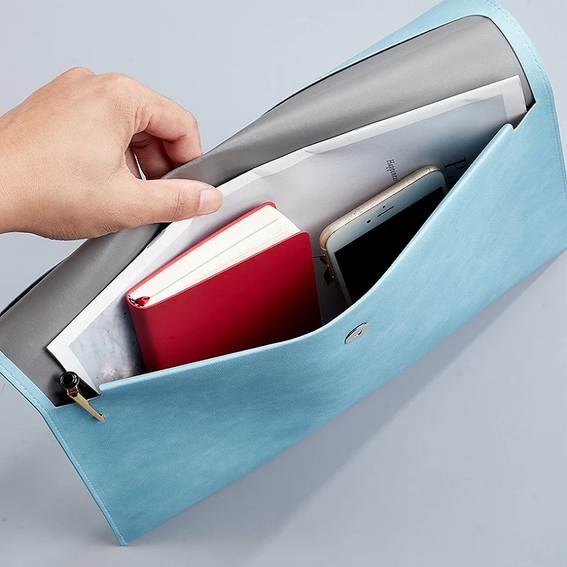 Business Office File Package Storing Files Stationery Storage A4 Folder Document Bag Paper Organizer Folder Supports Records