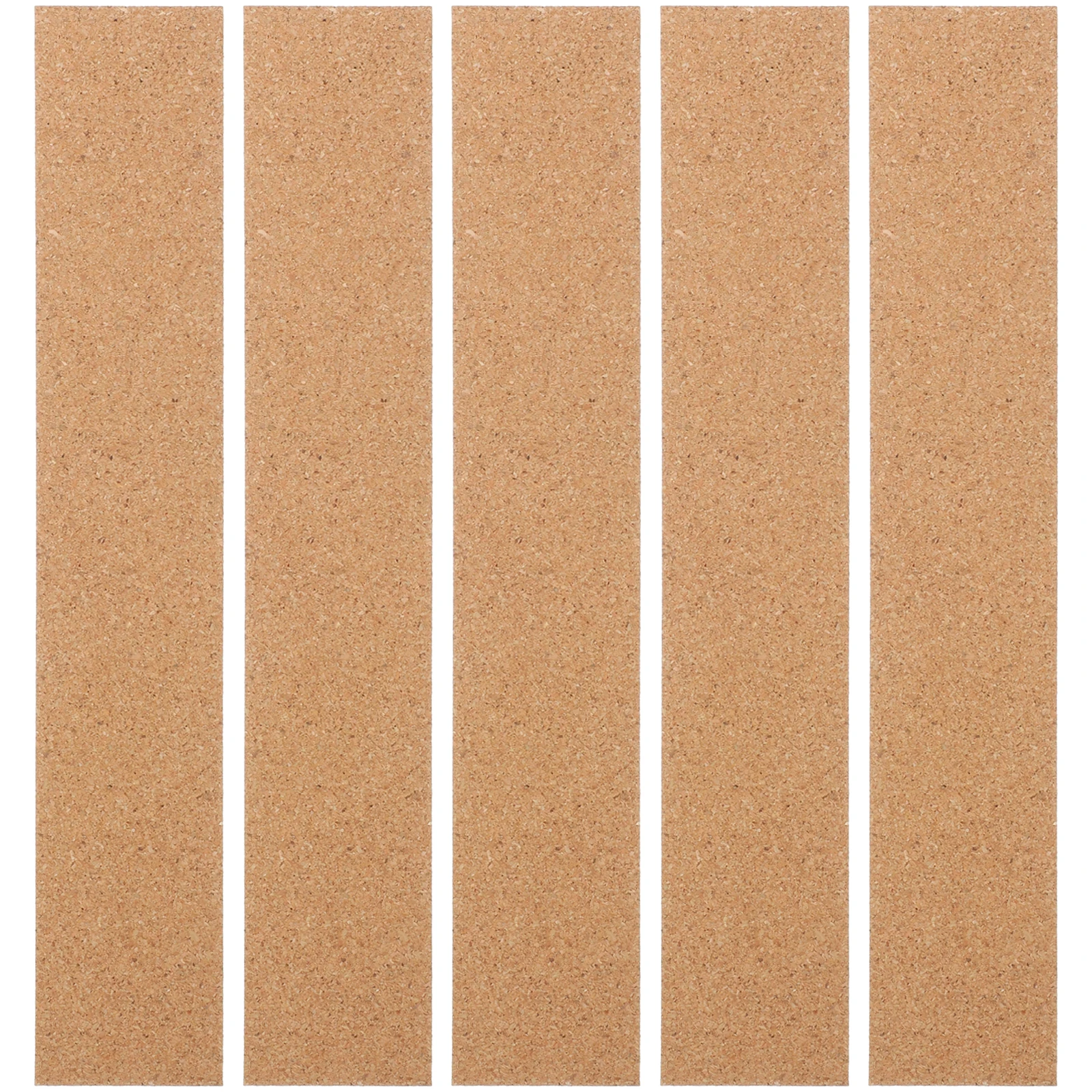 

5 Pcs Cork Bulletin Board Strips Corkboard for Walls Self-adhesive with Backing Corkboards Office