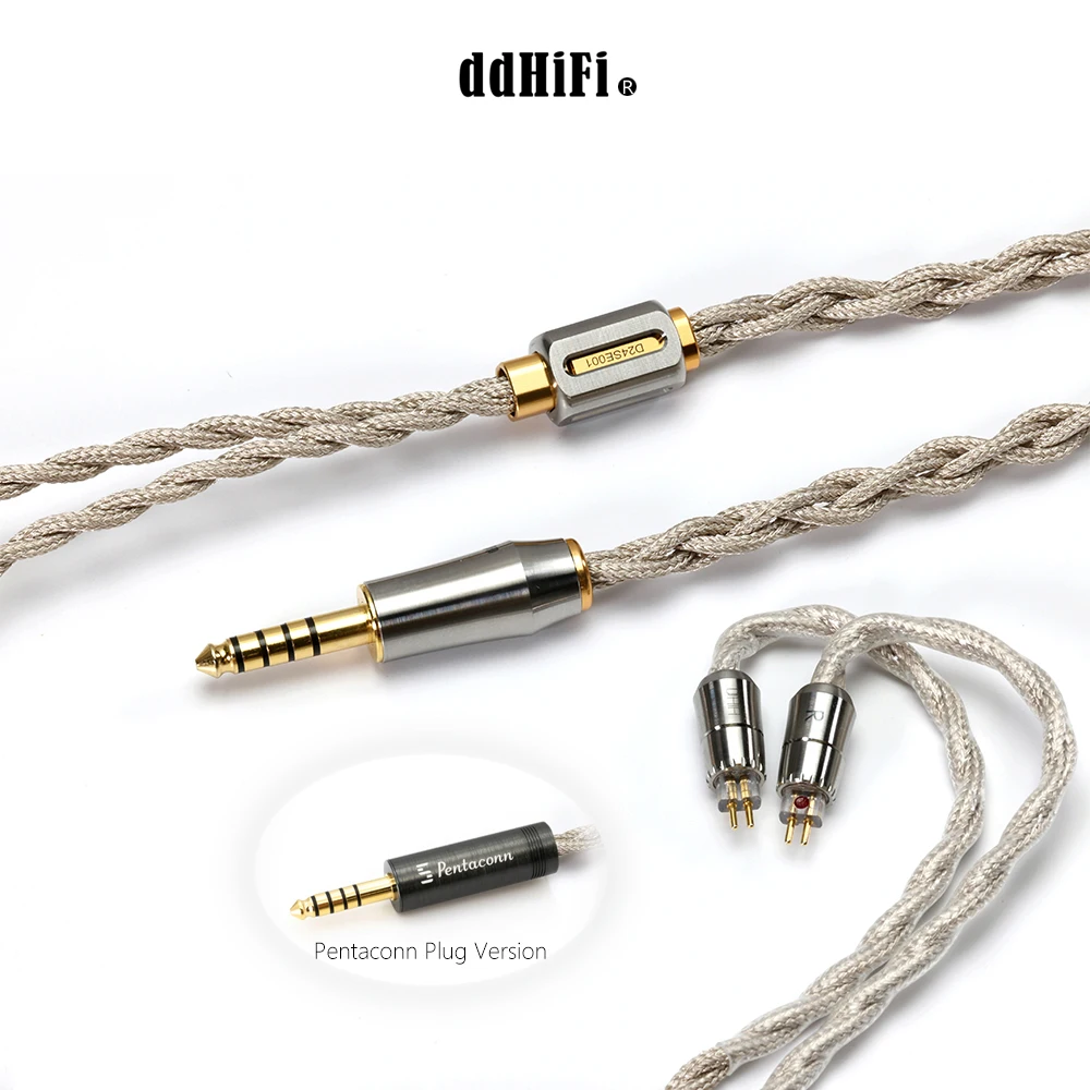 DD ddHiFi BC130 Net (Nyx Net) High-Purity OCC Shielded Earphones Upgrade Cable, Optional 4.4mm Standard and Pentaconn OCC Plug