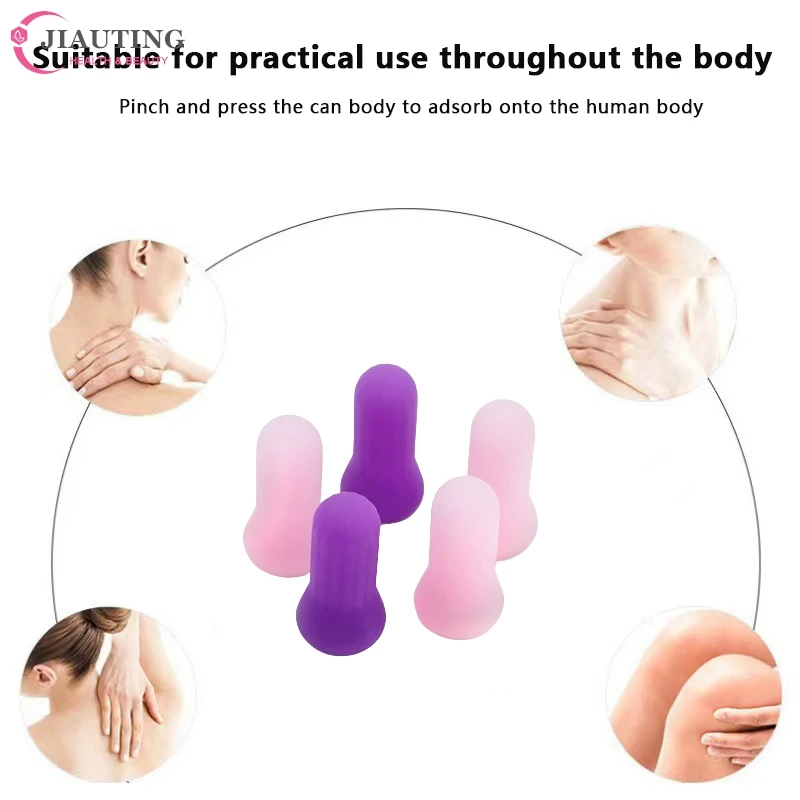 Facial Cans Cupping Cups Vacuum Suction Cup Massage Massage Body Cup Facial Massage Suction Cup Anti-cellulite Vacuum Massager