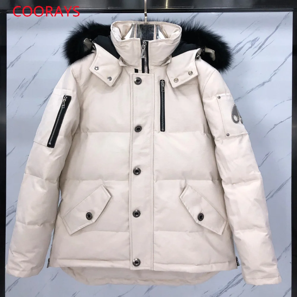 06 Chaqueta de plumón canadiense Abrigo de hombre Parka Expedition Abrigo de nieve de plumón de ganso blanco Chaqueta de abrigo masculino