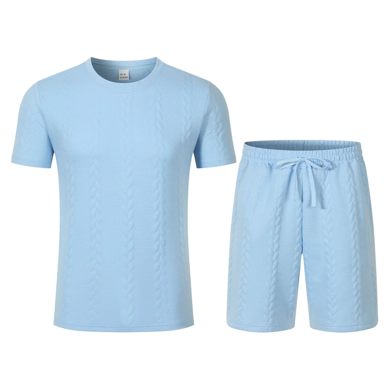 

Prom Men Mens Summer Shortsleeved Shorts Casual Set Mens Summer Shortsleeved Shorts Casual Set Mens Shoulder Pads for Suits