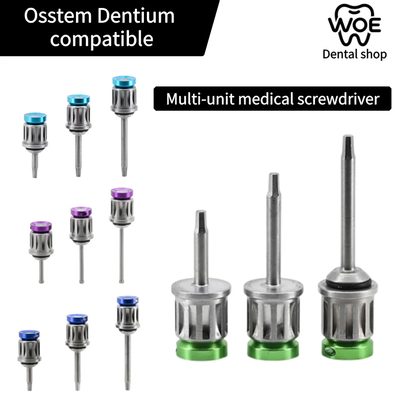 Titanium Hex Screwdriver for Osstem DIO Megagen NEO Implant Abutment Surgical Hand Driver Dental Implant Torque Wrench