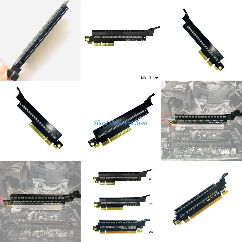 

H37F PCIE to X16 Connector Graphics Card Protector Adapter PCIE x16 Gen4