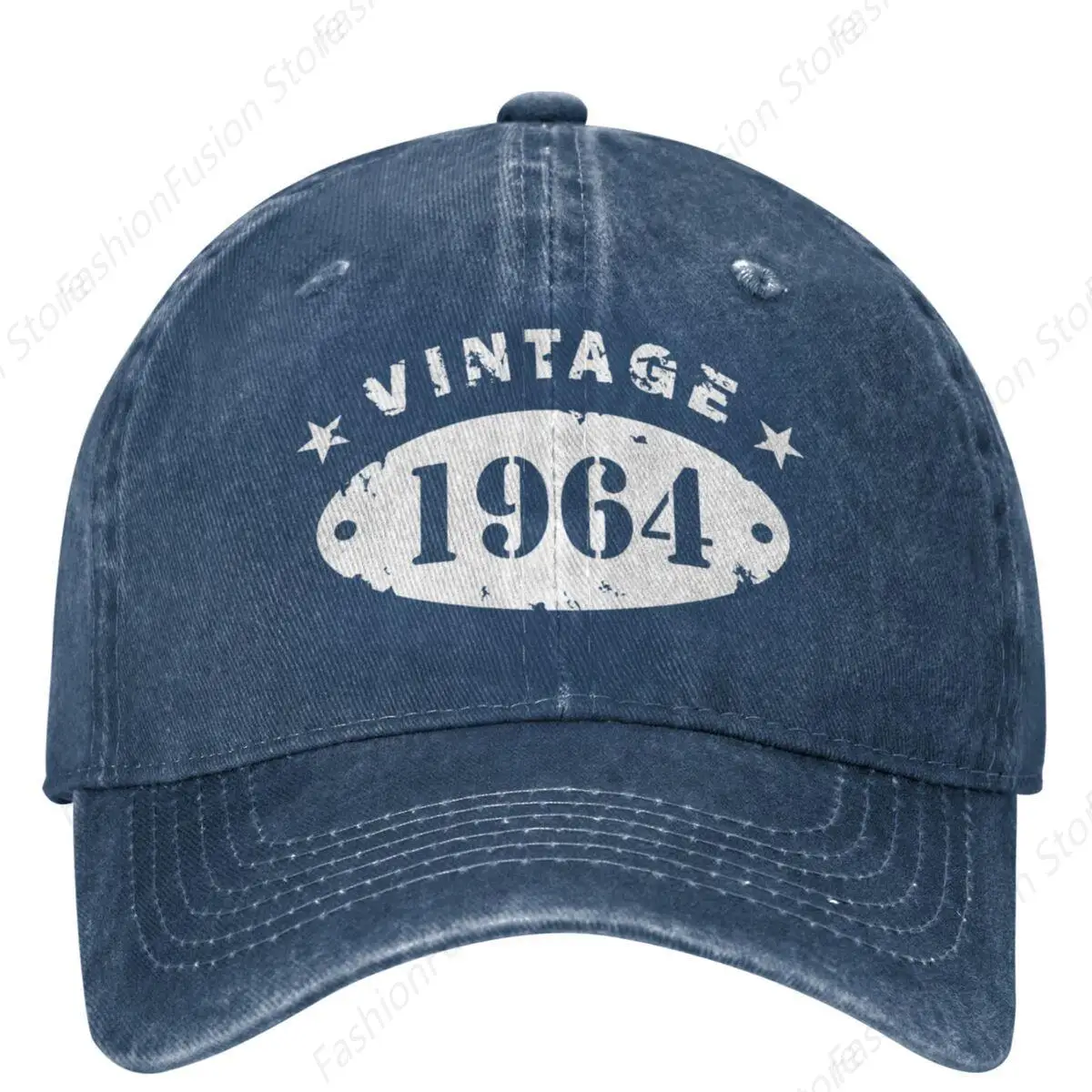 Born In 1964 Vintage 60th Birthday Gift Baseball Cap for Men Women Distressed Washed Trucker Hats 60 Years Old People Dad Hat