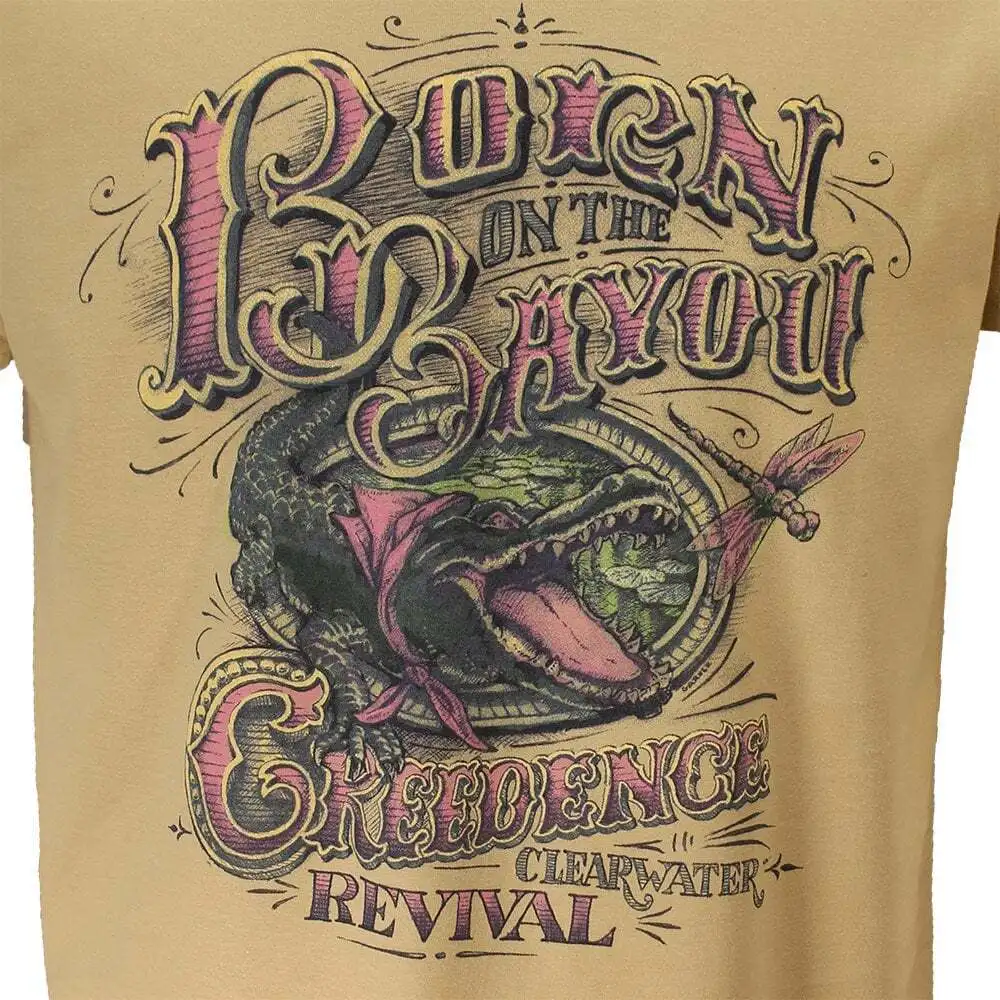 Creedence Clearwater Revival Tour Band Gift For Fan S to 5XL Sand T-shirt GC1646