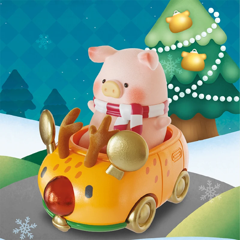 LuLu the Piggy Christmas Land Series Bilnd Box LULU Pig Figures 52TOYS Action Figure Toys Dolls Mystery Box Gift for Kids Girls