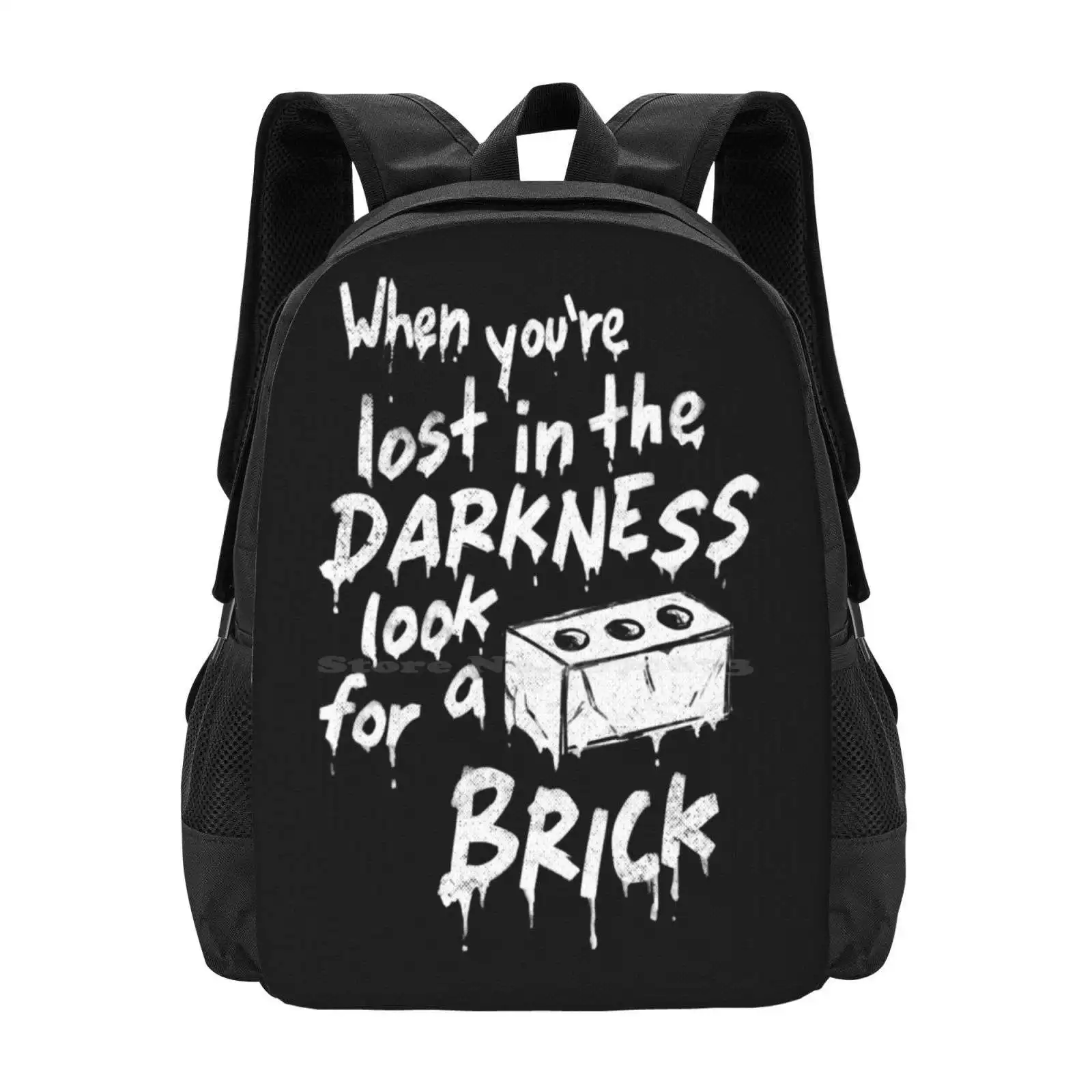 Look For A Brick The Last Of Us Fireflies Hot Sale Schoolbag Backpack Fashion Bags Look For A Brick The Last Of Us Tlou