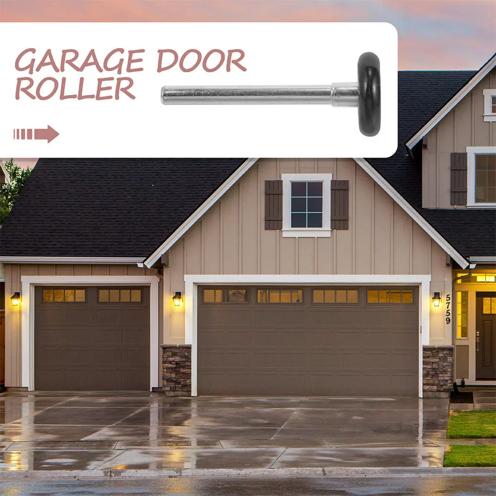 

6Pcs Garage Door Rollers Nylon Stem Replacement Smooth Rollers for Garage Door Hardware Accessories Replacement Roller