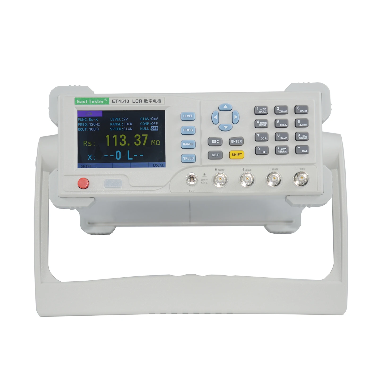 ET4510 Desktop LCR Tester Capacitance Inductance Meter LCR Meter for Testing 10Hz-100KHz Frequency