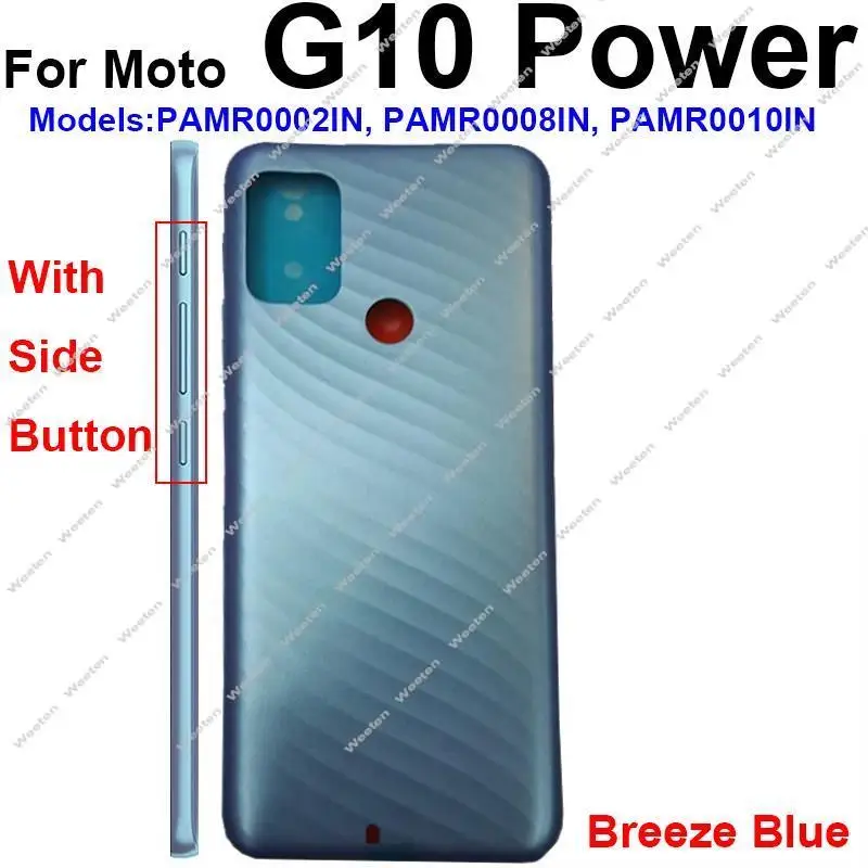 Dla Motorola MOTO G10 Power G Power G Play 2021 2022 2023 Tylna tylna pokrywa komory baterii Obudowa Obudowa Części zamienne