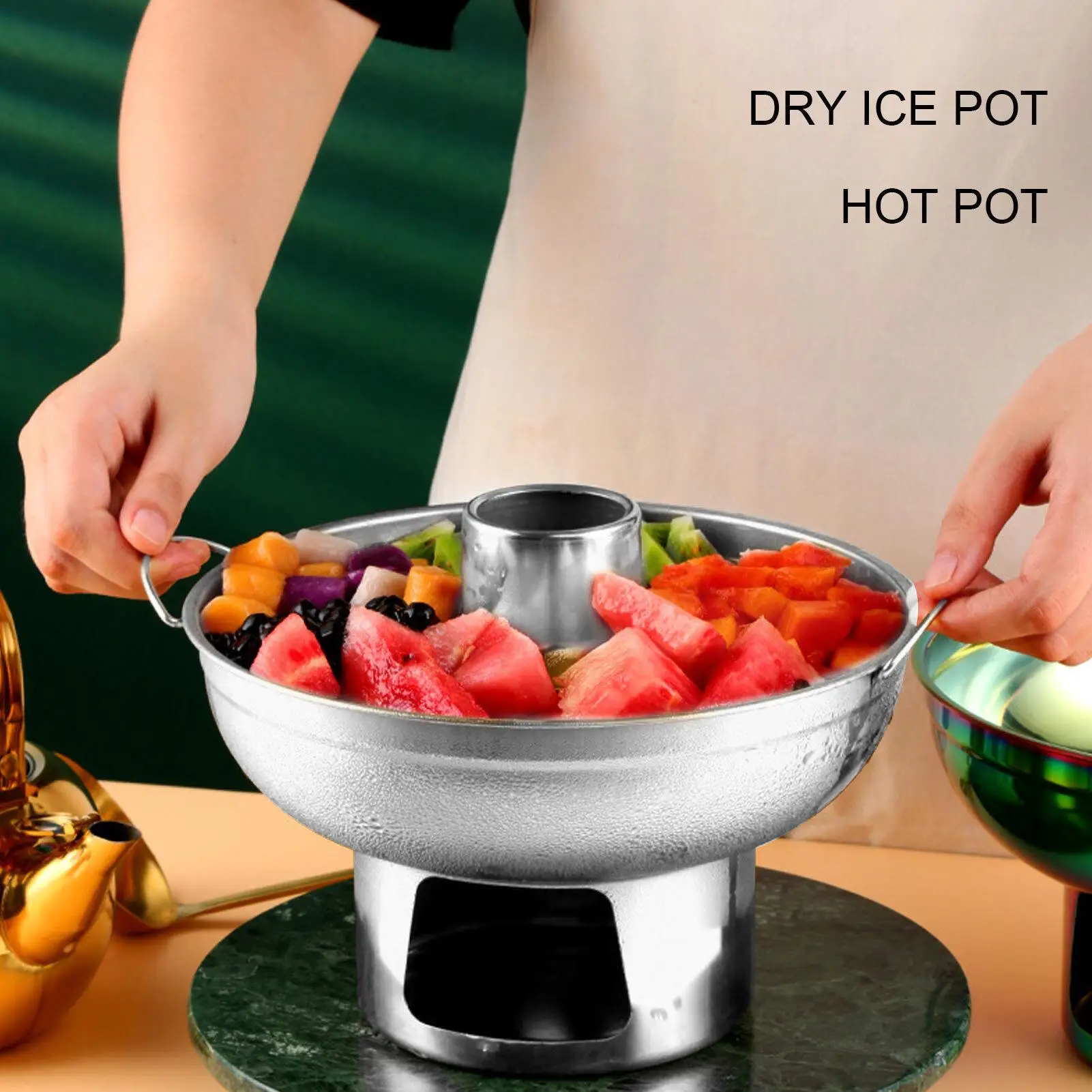 Portable Dry  Charcoal Hot Pot – Quick Heating for home Use