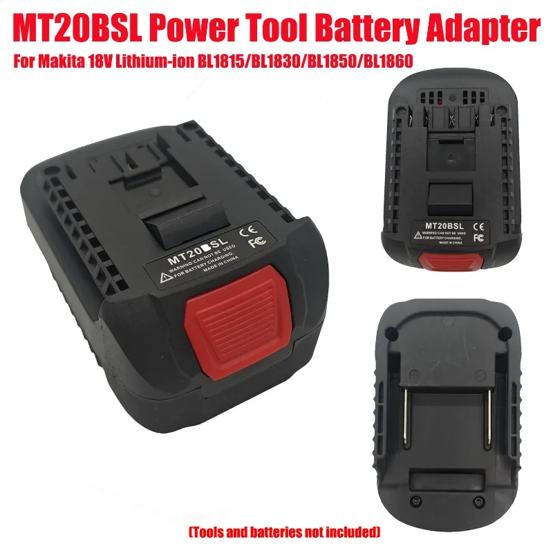 

HAKSINKY Power Tool Battery Converter MT20BSL for Makita 18V Lithium-ion Batteries Converts for Bosch 18V Lithium-ion Batteries