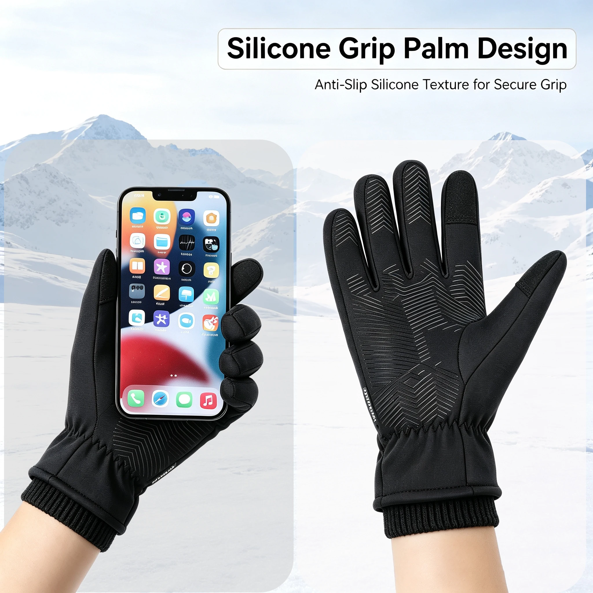 L ● Guantes de ciclismo con pa - Running Gear In Winter reseña y precio