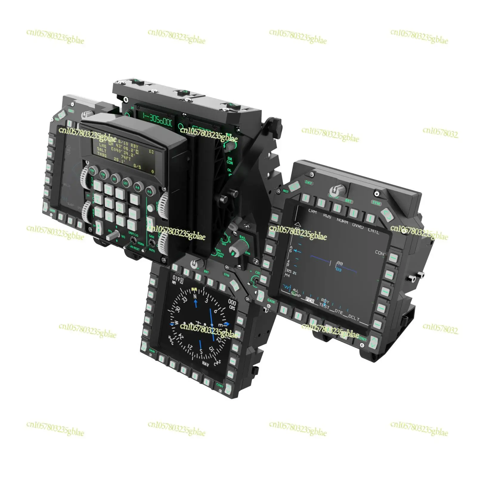 DCS MIP Flight Simulation Peripherals, High Simulation, Control Panel 18 15 16