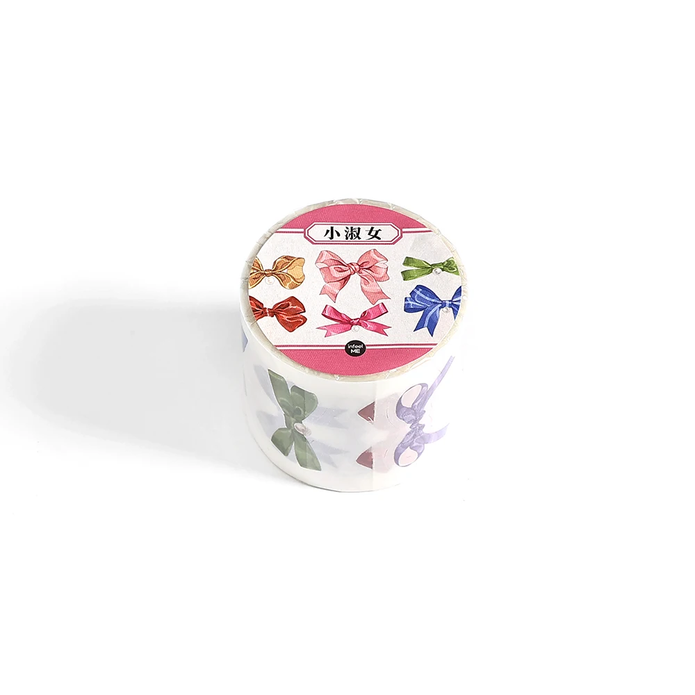 Card Lover 50M * 2M 1 Rol [Seri Pengarsipan Memori 2] Kit Bahan Scrapbooking Pita Washi Deco Akun Tangan Die-Cutting Retro