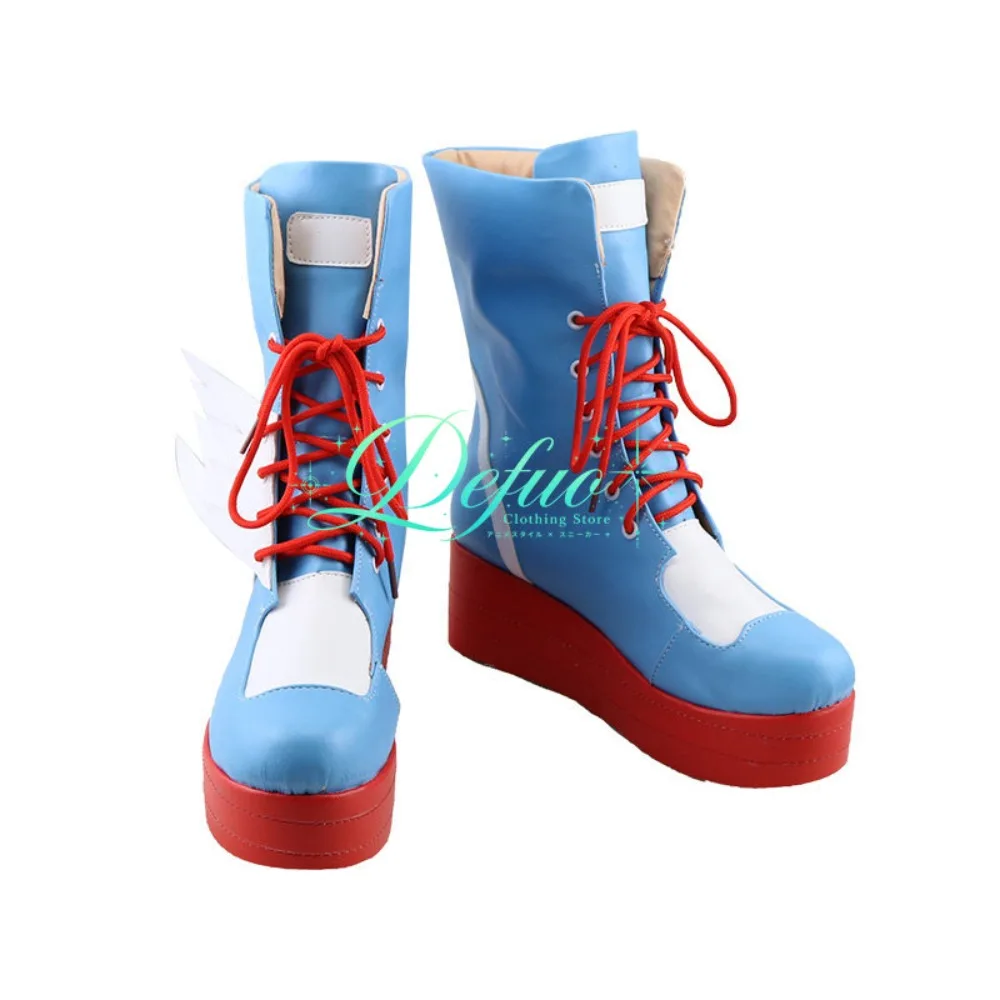 Anime Girl Cosplay Shoes Custom Made from Reference for Valentine Costume Event Anime Convention and Photo Shoot