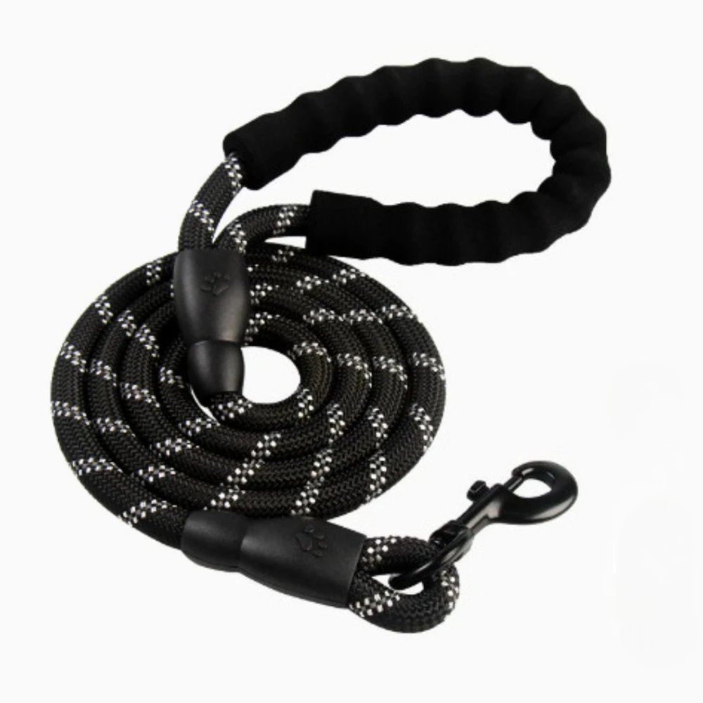 Dog Leash Short Leashes for Large Dog Walking Reflective Dogs Leash Comfortable Handle Pet Chain Rope Dogs Leashes Pet Supplies