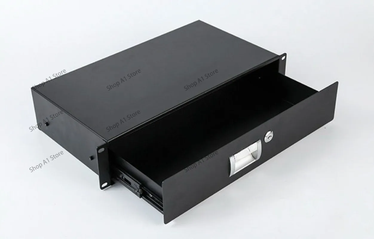 Cajón para gabinete de sala de informática de ingeniería, cajón para gabinete de red 1U 2U, cajón para micrófono, caja de aviación, cajón de ABS