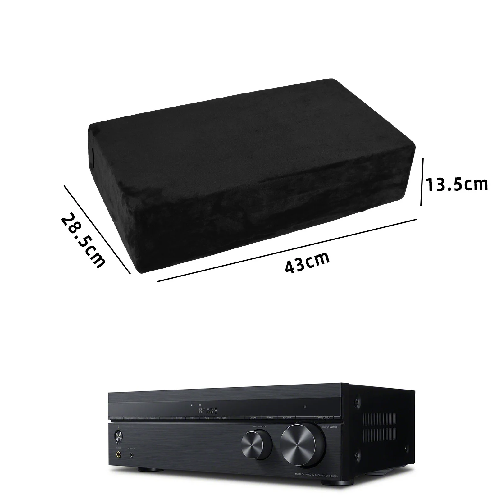 

Dust-proof Protective Case for Sony STRDH190 Audio Receiver Soft Stretch Music Player Cover With Elastic Fit