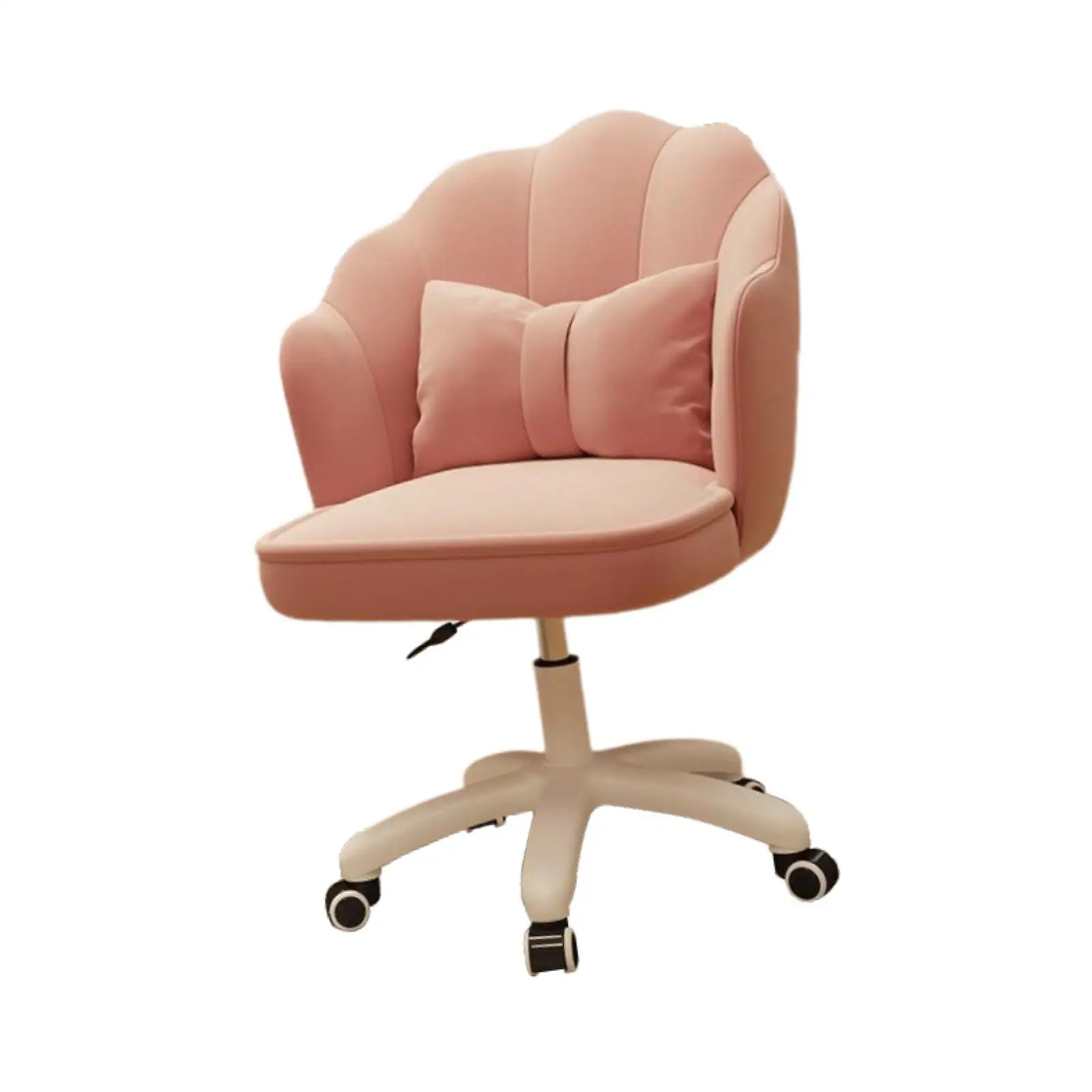 

Swivel Office Chair with 5 Wheels Adjustable Ergonomic Backrest Handrail Fashion Swivel Chair for Make up Apartment Office Home