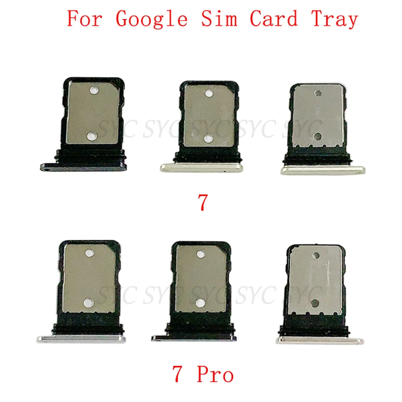 SIM Card Tray SIM Card Slot Holder For Google Pixel 7 Pro Memory MicroSD Sim Card Tray Repair Parts