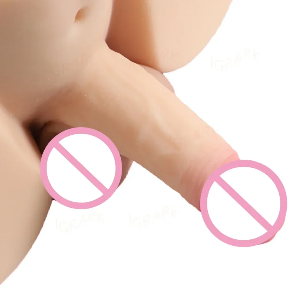 3D Realistic Male Ass Fake Penis Female Masturbation Doll Men\'s Long Penis Dildo Plug Vagina Sex Anal Butt Plug Sex Toys for Men