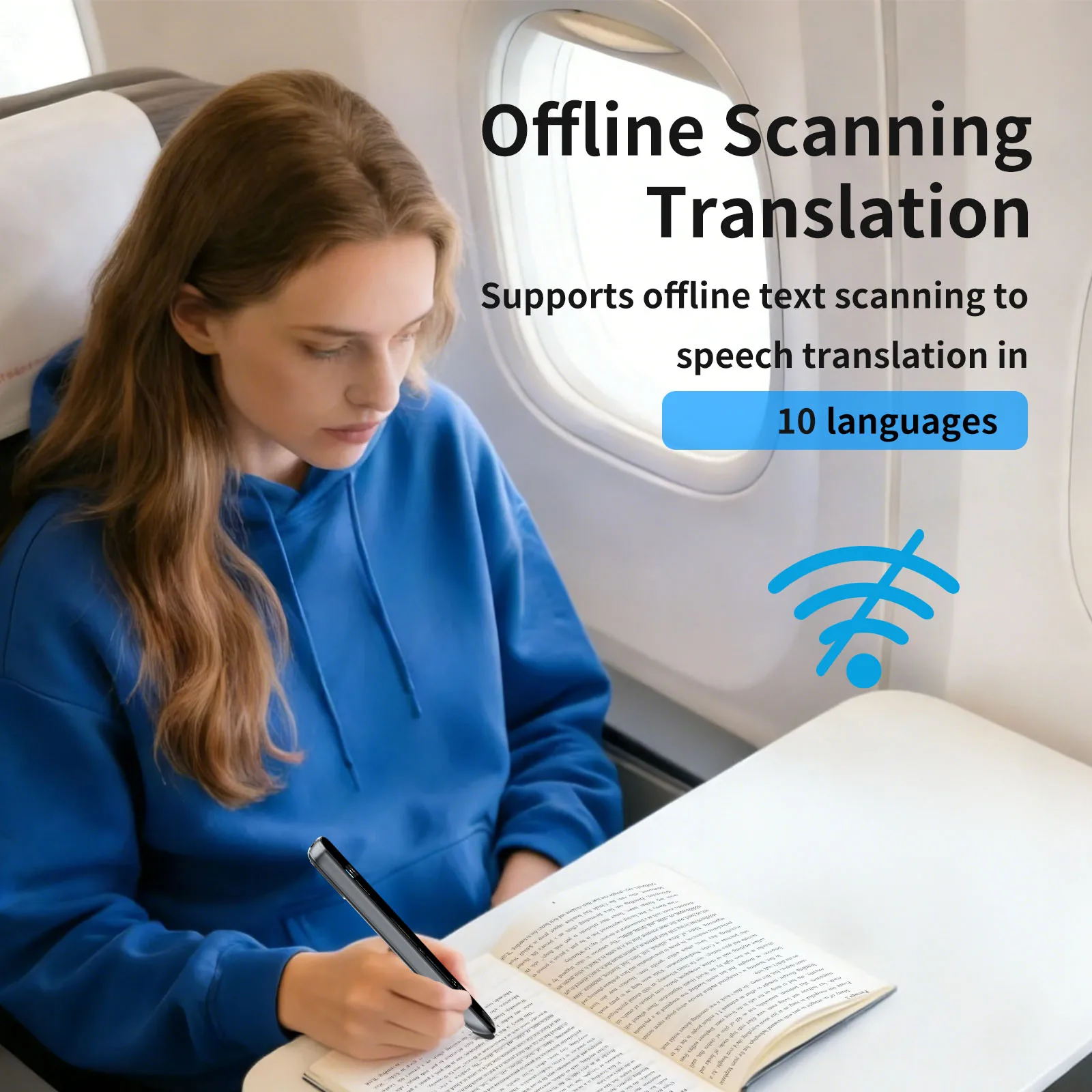 Übersetzungsstift Scanner Lesestift 142 Sprachen Übersetzung Text Sprache Smart Recording Pen Sprach-Offline-Übersetzer für Reisen – Detail 3
