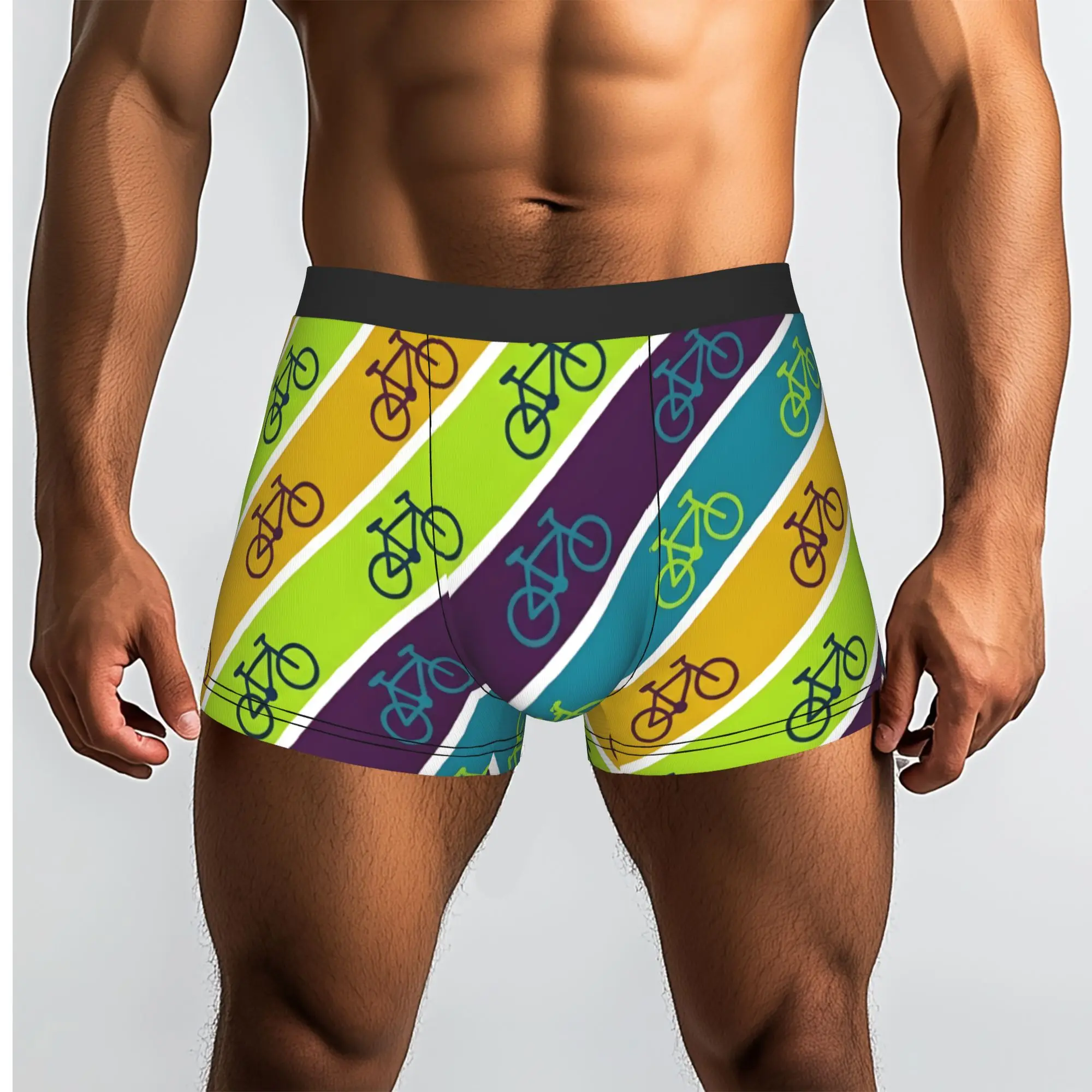 1piece  Town And City Bicycles Underpants Breathbale Panties Male Underwear Ventilate Shorts