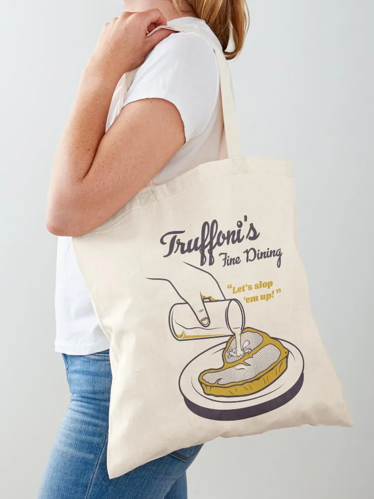 Sac fourre-tout Sloppy Steaks at Truffoni pour femme, sac à main en toile, sacs de grande taille, sac fourre-tout mignon, 2025