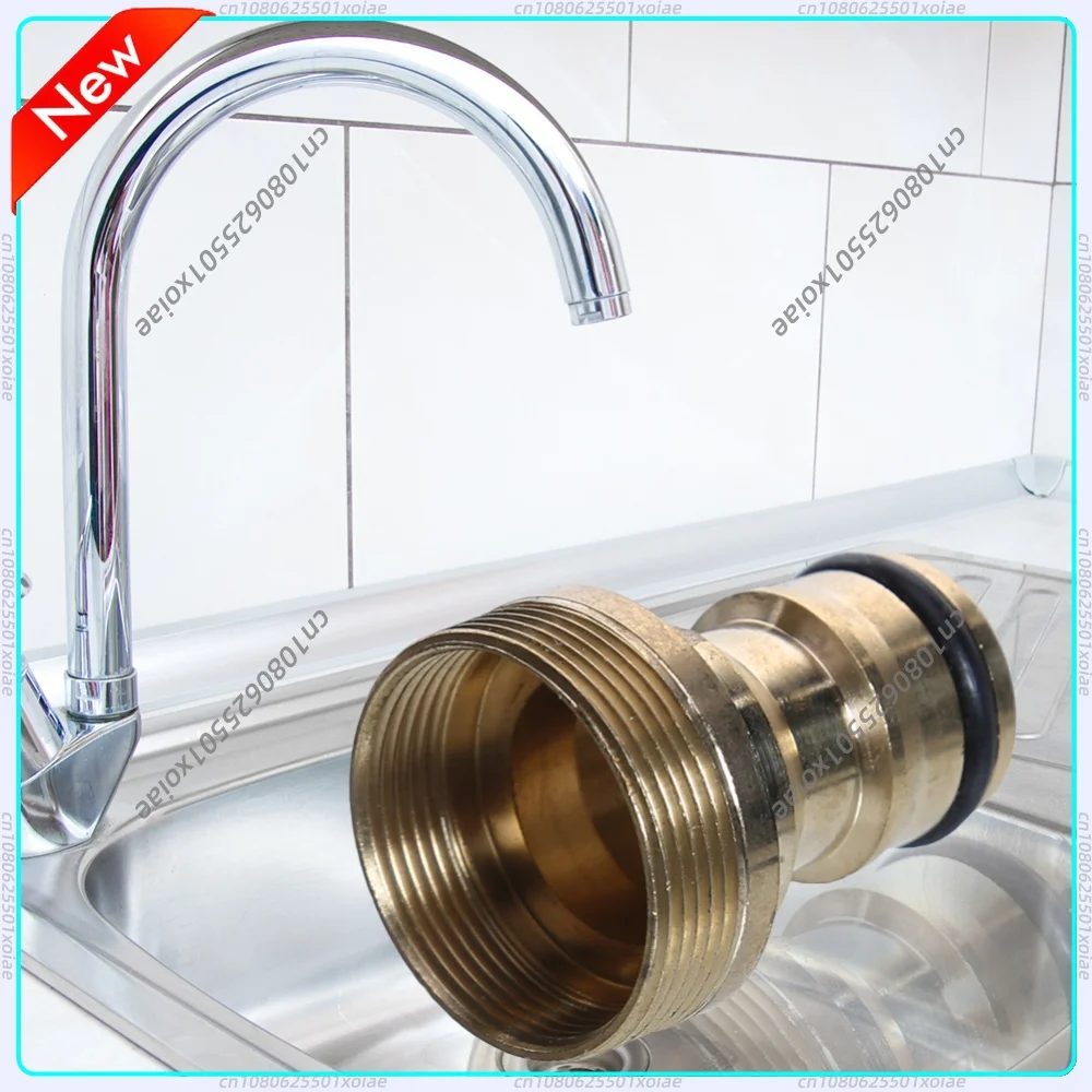 Brass Taps Connector Conversion Irrigation Taps Connector  Reusable Solid Practical Multi-function Interface Accessories