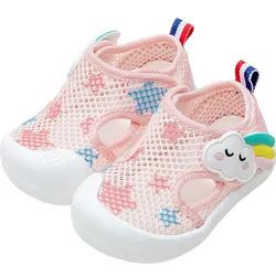 Zapatos de Mario Para Niños y Niñas, sandalias suaves para bebés, zapatos alegres para niños