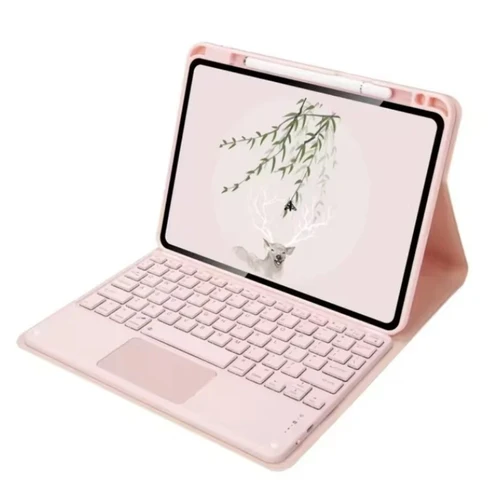 Imagen 1 del producto Funda para tablet Huawei MatePad SE de 11 pulgadas 2024 AGS6-W00 W09 con teclado inalámbrico magnético y trackpad.