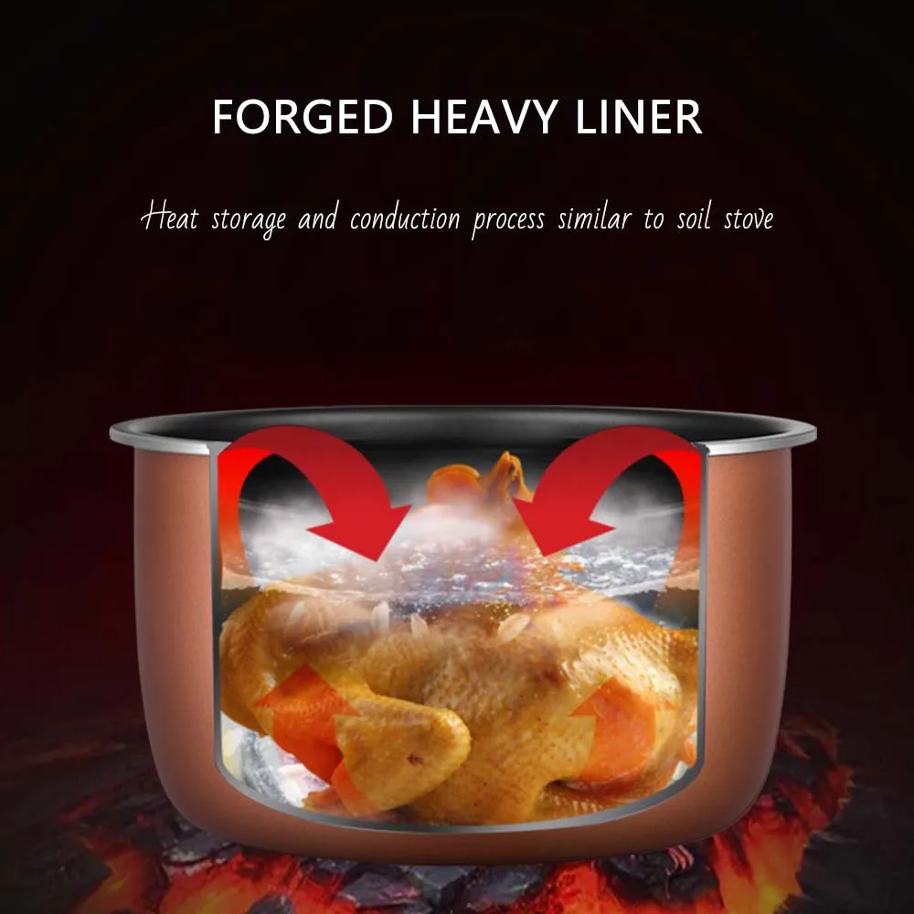 

5L Electric Pressure Cooker Rice Cooker Multi Pot Household Intelligent Reservation autocuiseur riz Mini Electric Slow Cooker