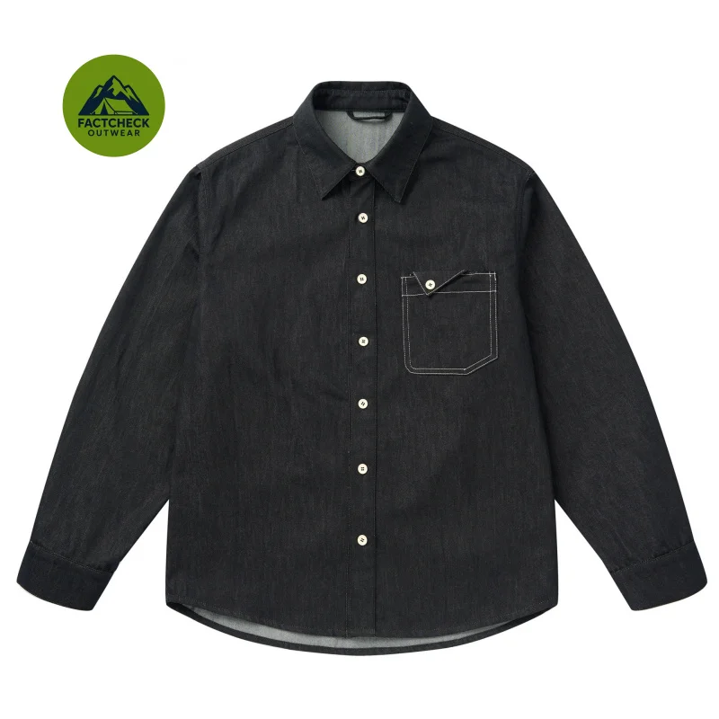 

FACTCHECK High Quality EU US Size Long-sleeved denim shirt
