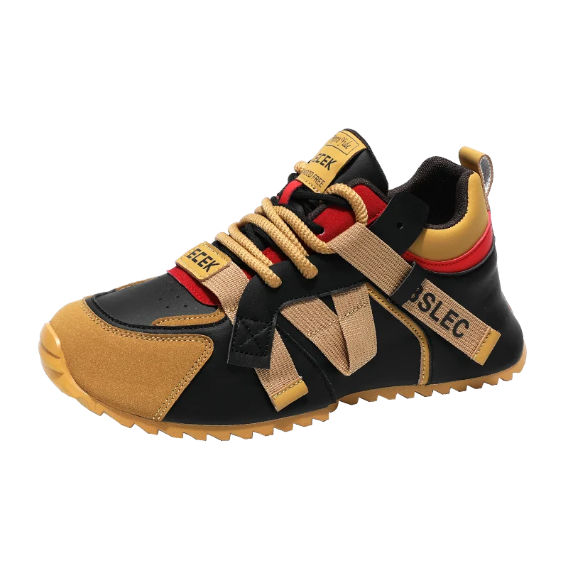 

Спортивная обувь для отдыха, мужские повседневные кроссовки, нескользящая вулканизированная обувь на плоской подошве с толстой подошвой, дышащая мужская обувь большого размера