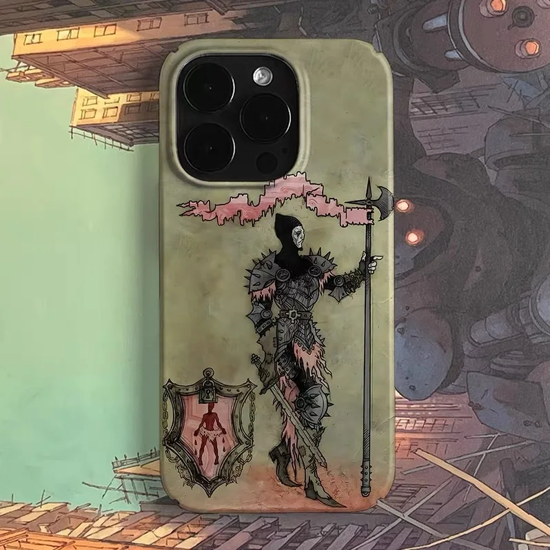 

Green Funny Prickly Boy Art Phone Case for IPHONE 17 Air 16E 15 PROMAX 14 Plus 13 12 MINI 11 PRO 16Plus XR Acrylic Phone Cover